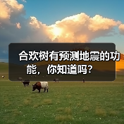 合欢树有预测地震的功能,你知道吗?(图1) 合欢树有预测地震的功能,你知道吗?(图1)