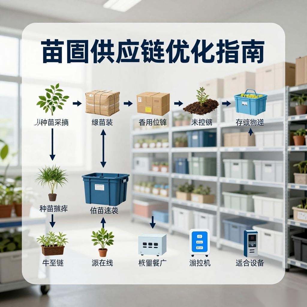 苗圃供应链优化指南：提升种苗物流效率与存活率