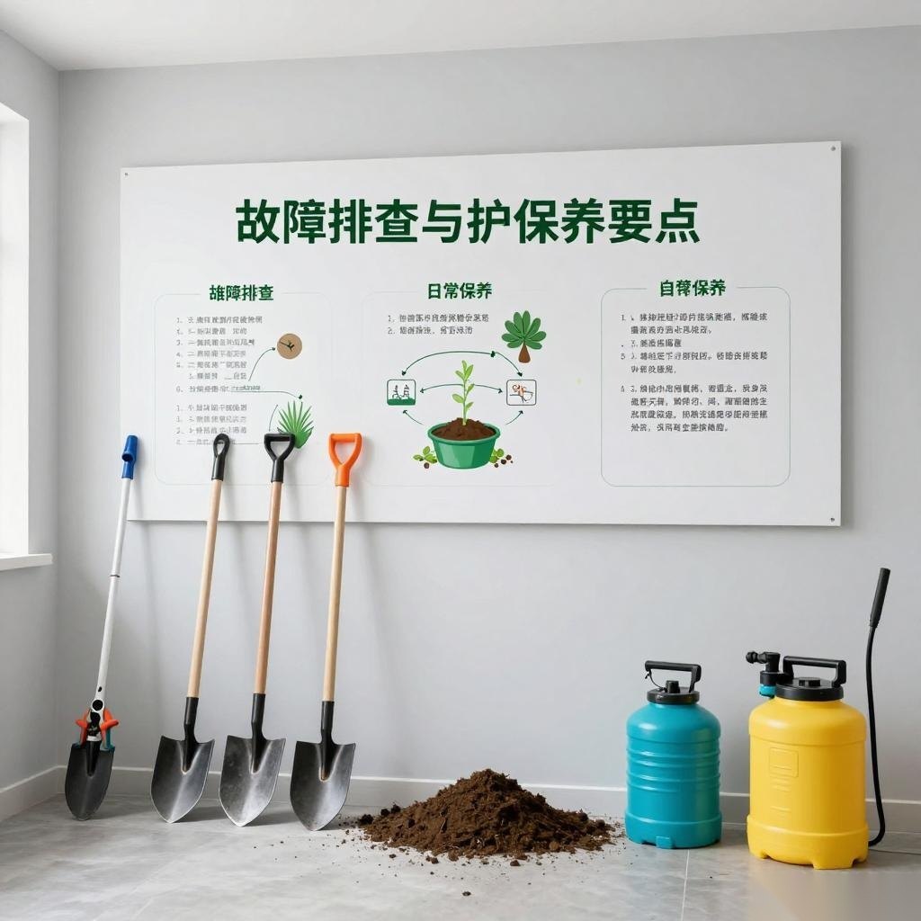 春季苗圃移栽作业故障排查与维护保养要点全攻略
