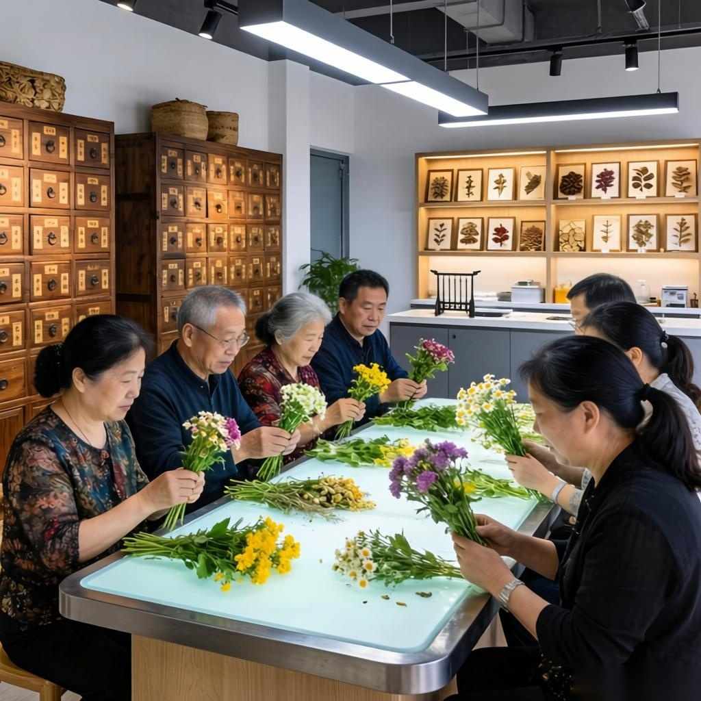 本草花艺展览设计选型指南：打造沉浸式中医药文化体验全攻略(图2)