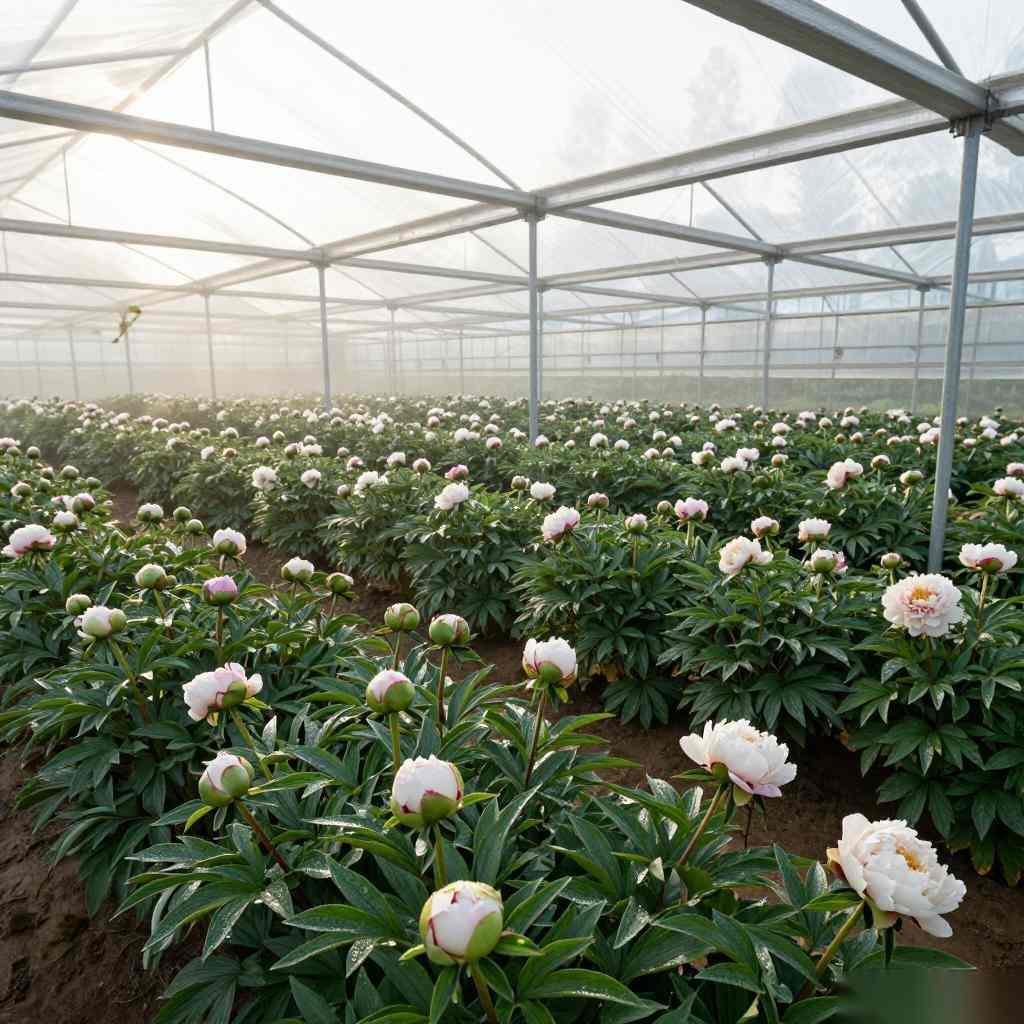 菏泽芍药产业大棚+大田组合技术详解与应用指南