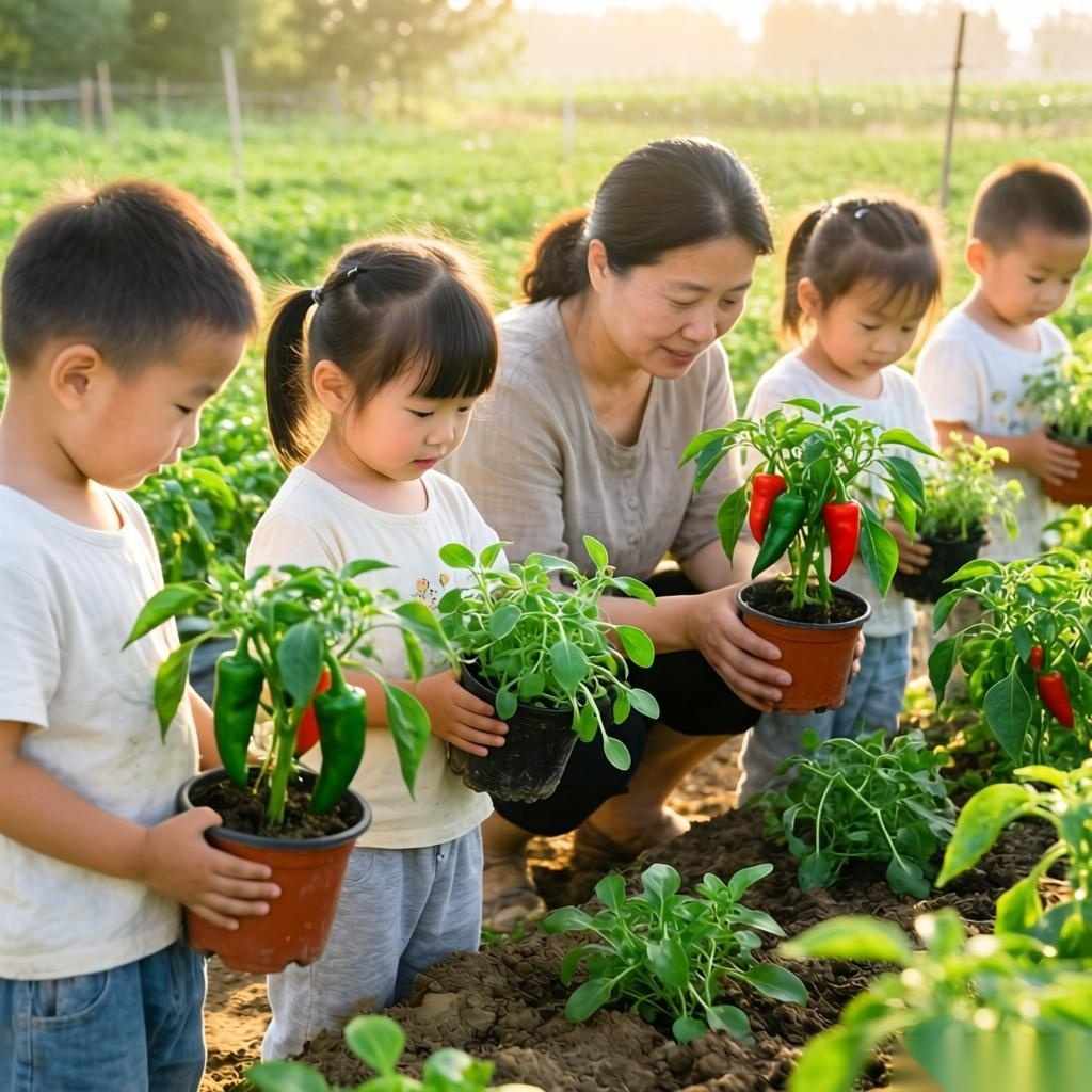 花卉种植新模式与盆栽蔬菜辣椒商机分析｜实用指南(图2)