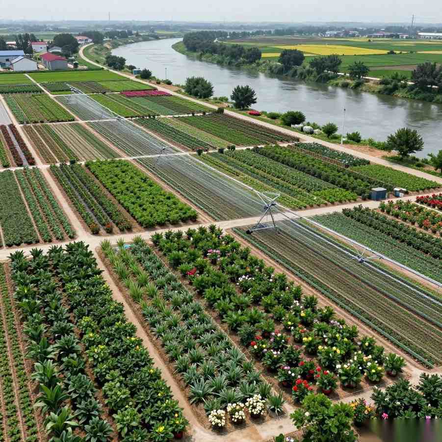 城郊高效农业新模式：白沙埠镇苗木花卉产业带高效使用指南