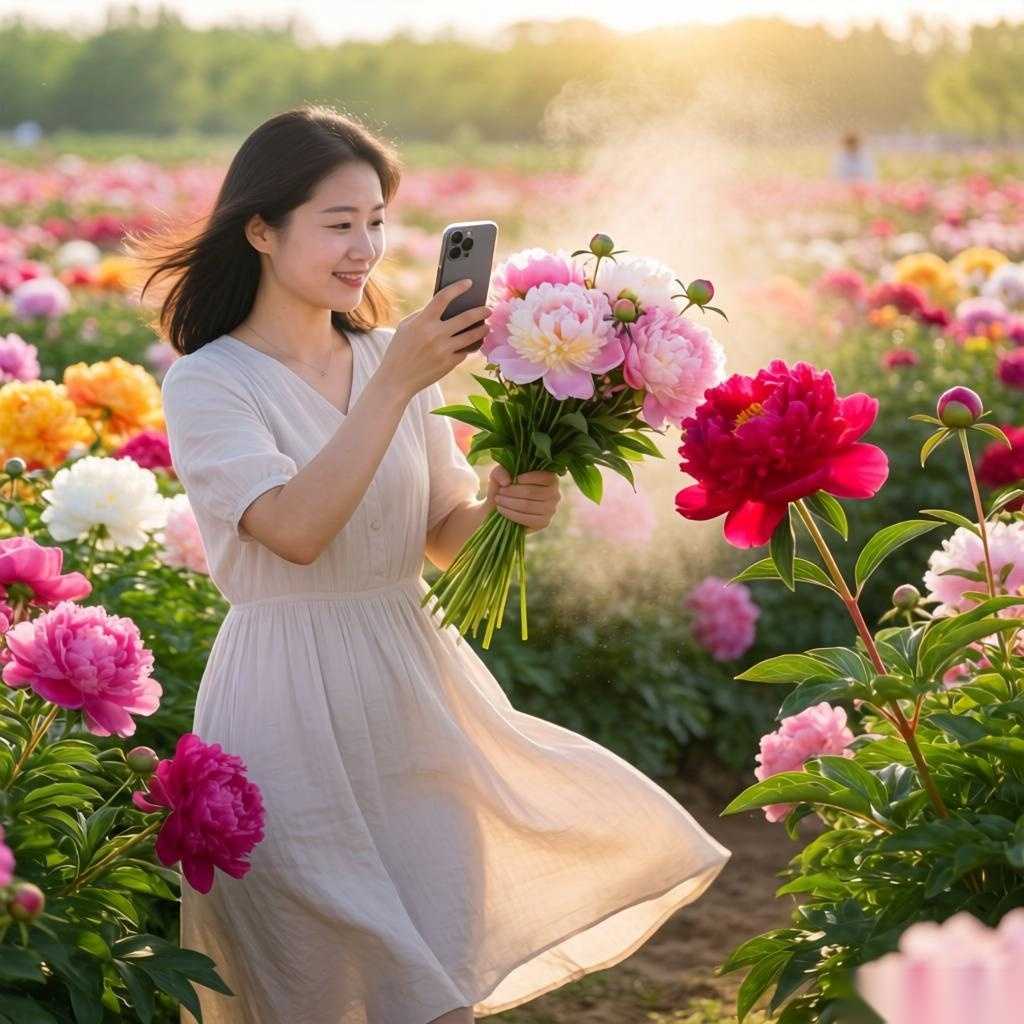 菏泽芍药花朝节：双花接力策略与花卉产业发展指南(图2)
