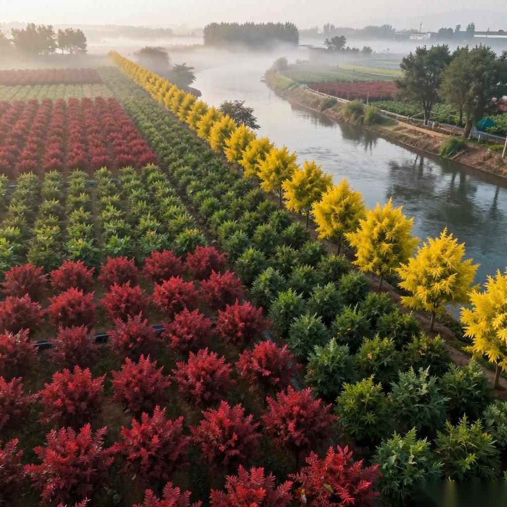 城郊高效农业新典范：临沂白沙埠镇苗木花卉产业带｜高效农业发展指南