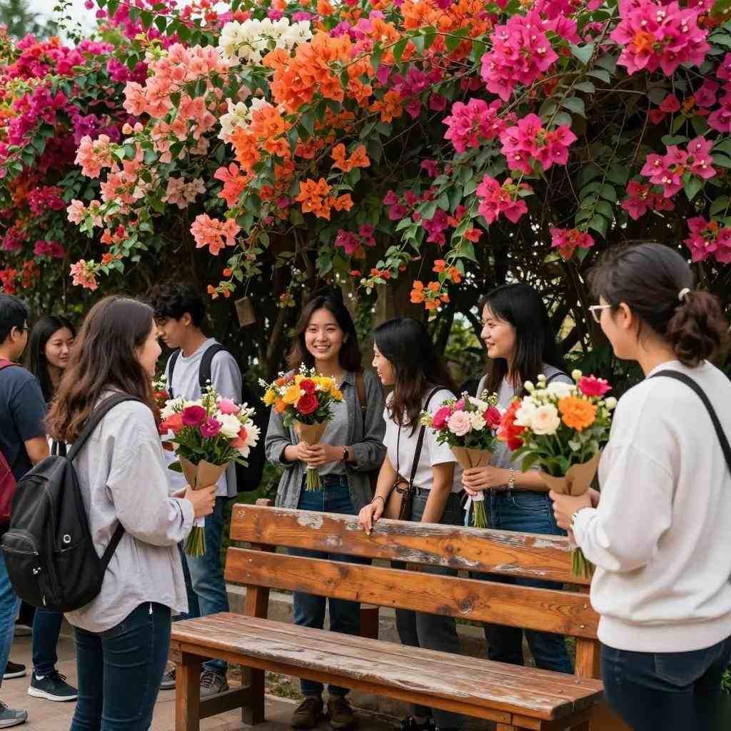 苗圃休闲观光：三角梅基地变身网红打卡点｜乡村旅游新思路(图2)