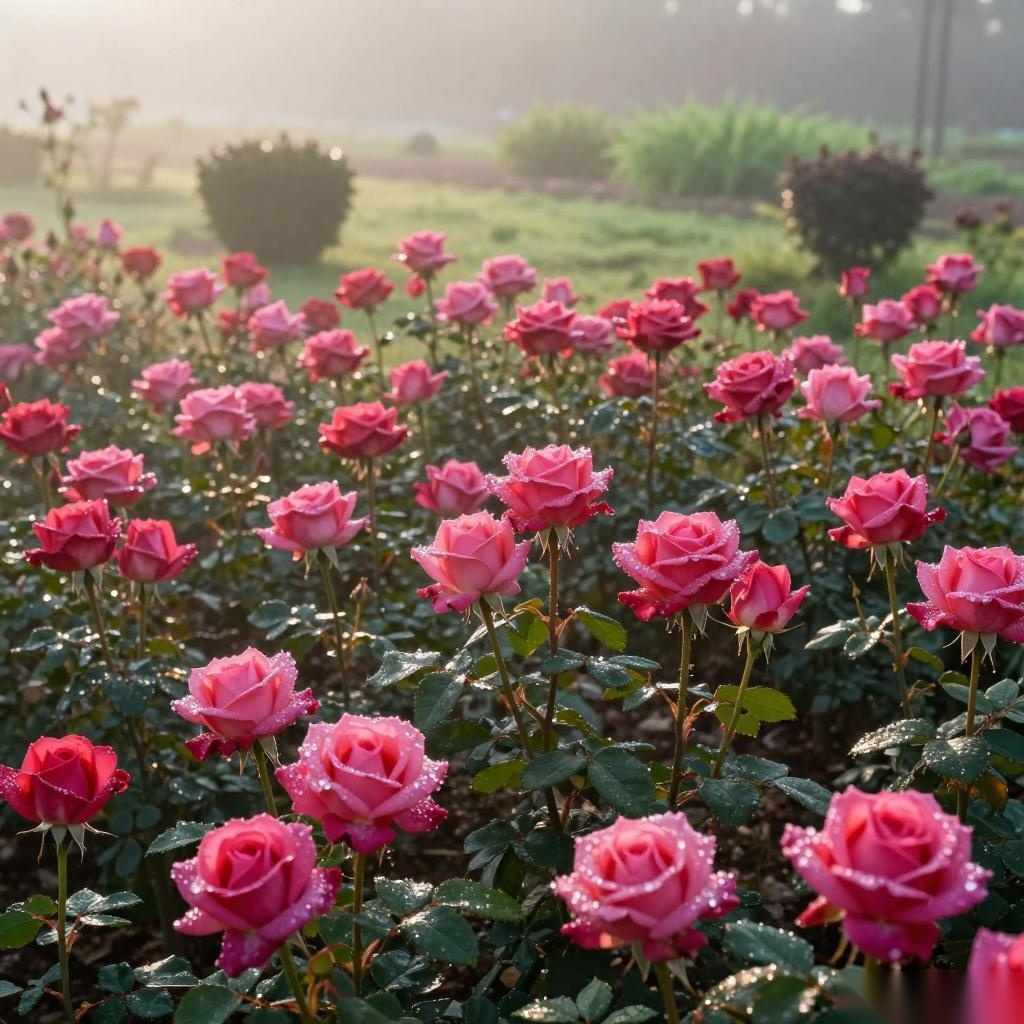 鲜切花苗圃种植与销售指南：玫瑰花基地建设与管理全攻略(图2)