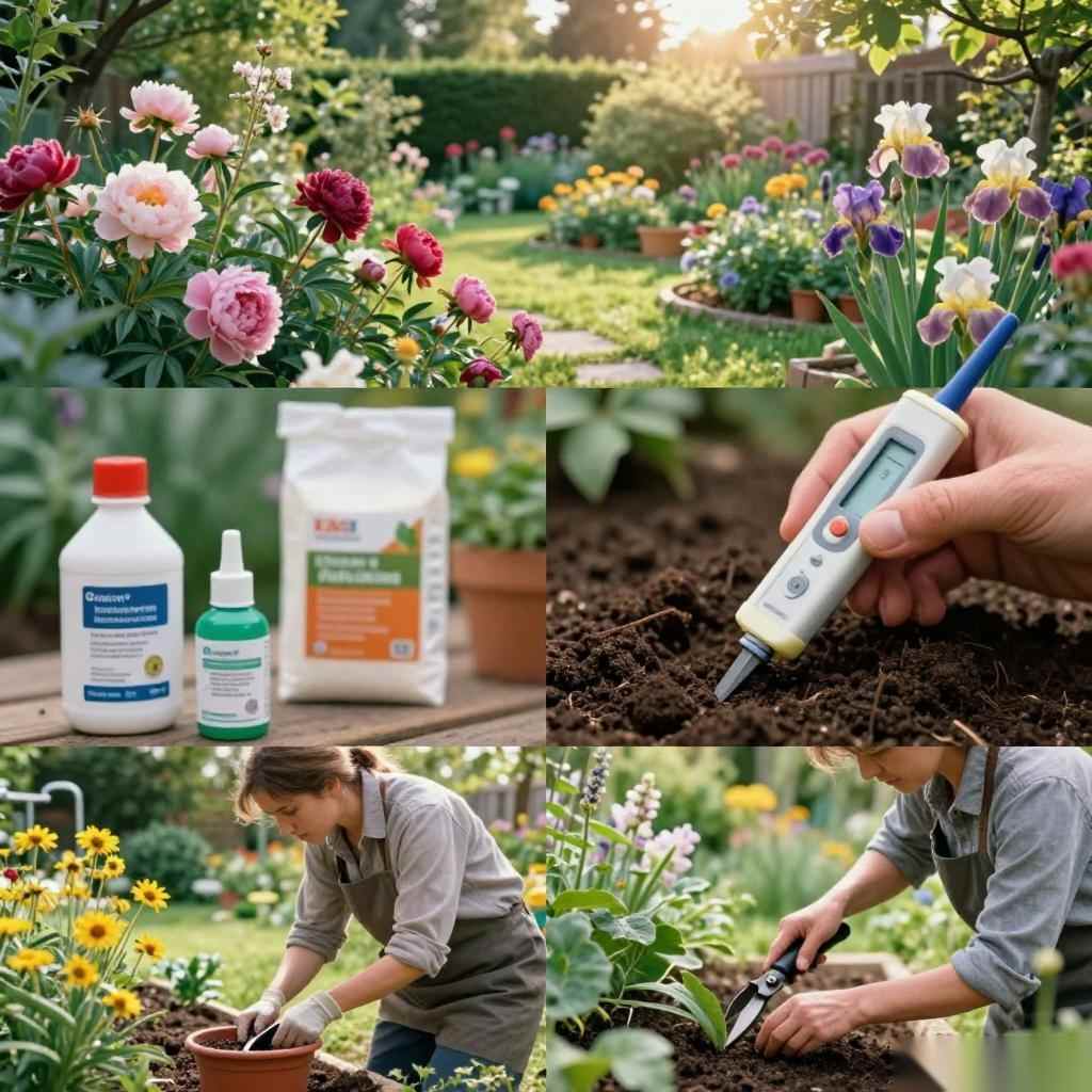 庭院地栽花卉养护技巧｜芍药牡丹鸢尾金鸡菊故障排查指南(图3)