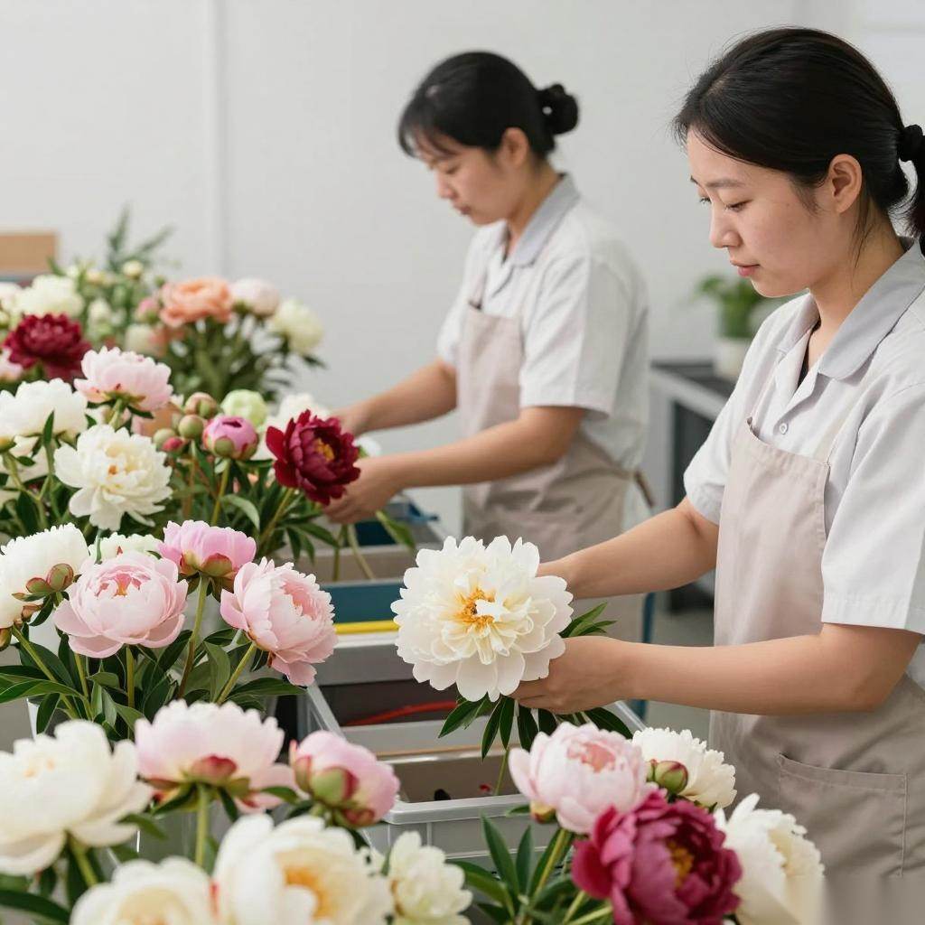 芍药鲜切花采后管理指南：故障排查与维护保养全攻略(图2)