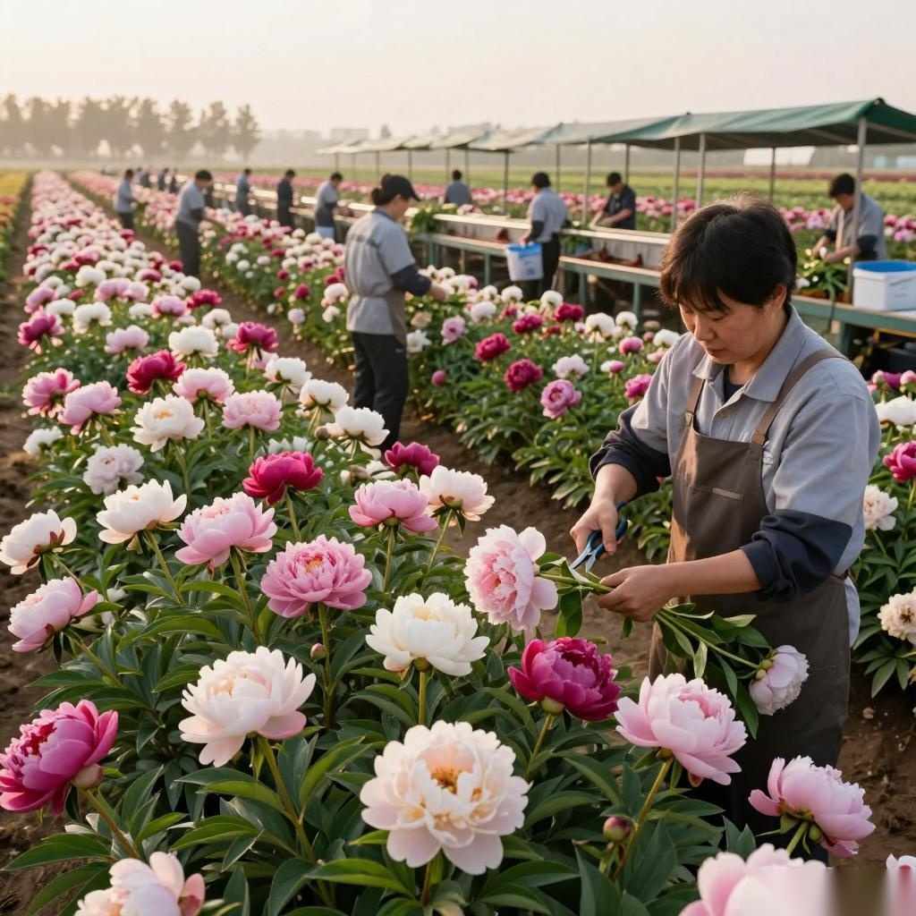 芍药鲜切花产业链全解析：从采切到配送的成功实践指南