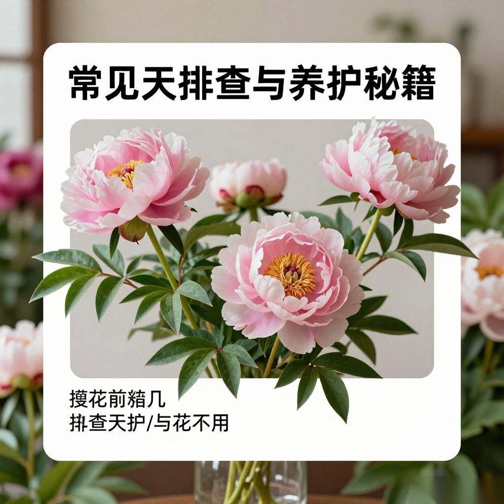 牡丹芍药赏花季：常见问题排查与养护秘籍全攻略
