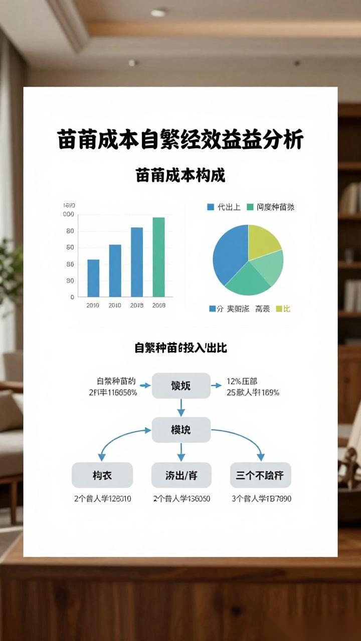苗圃成本控制与种苗自繁的经济效益分析｜实用指南(图1)