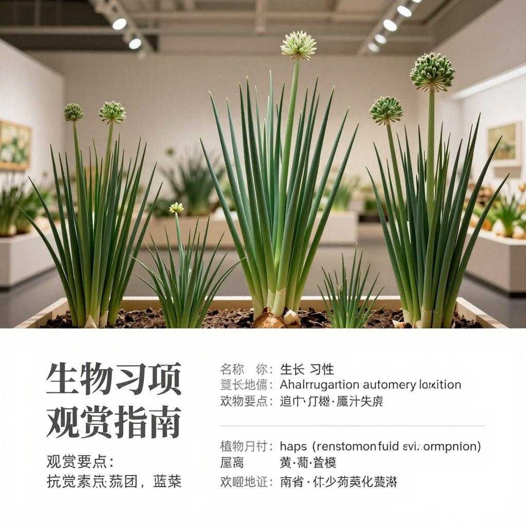 葱花展观赏指南：正确安装与欣赏葱属植物展品全攻略(图1)