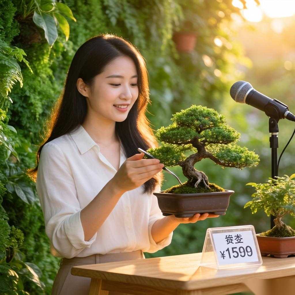 盆景电商直播节搭建全攻略｜设备使用与直播间布置技巧(图2)