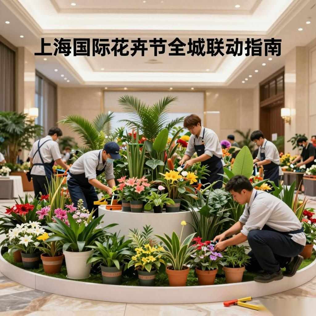 上海国际花卉节全城联动指南：花卉景观安装与体验(图1)