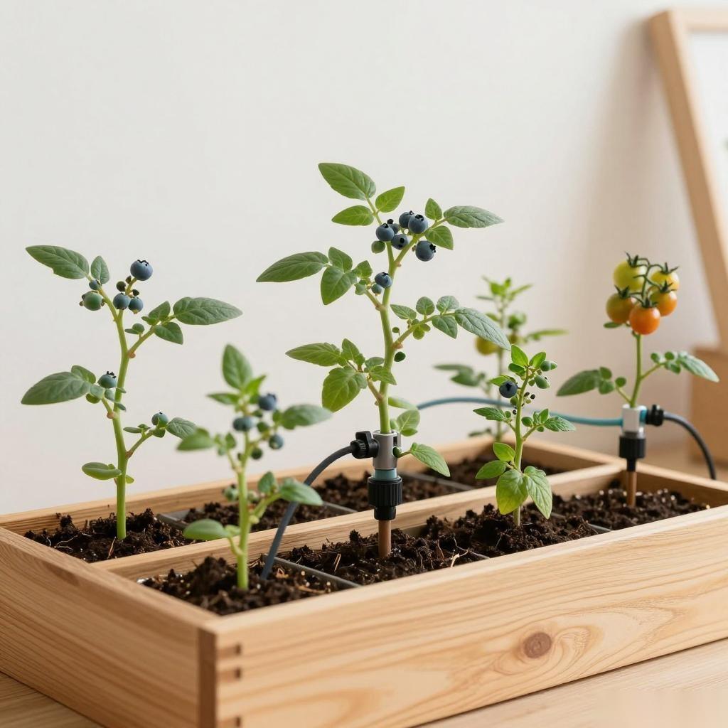 家庭园艺新趋势：蓝莓苗和小番茄的安装调试与使用指南｜实用指南(图1)