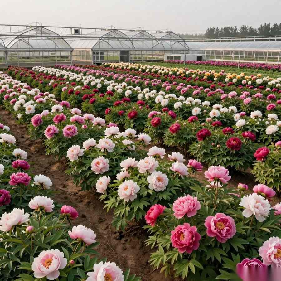牡丹芍药资源圃建设全攻略｜高效稳定种植方案