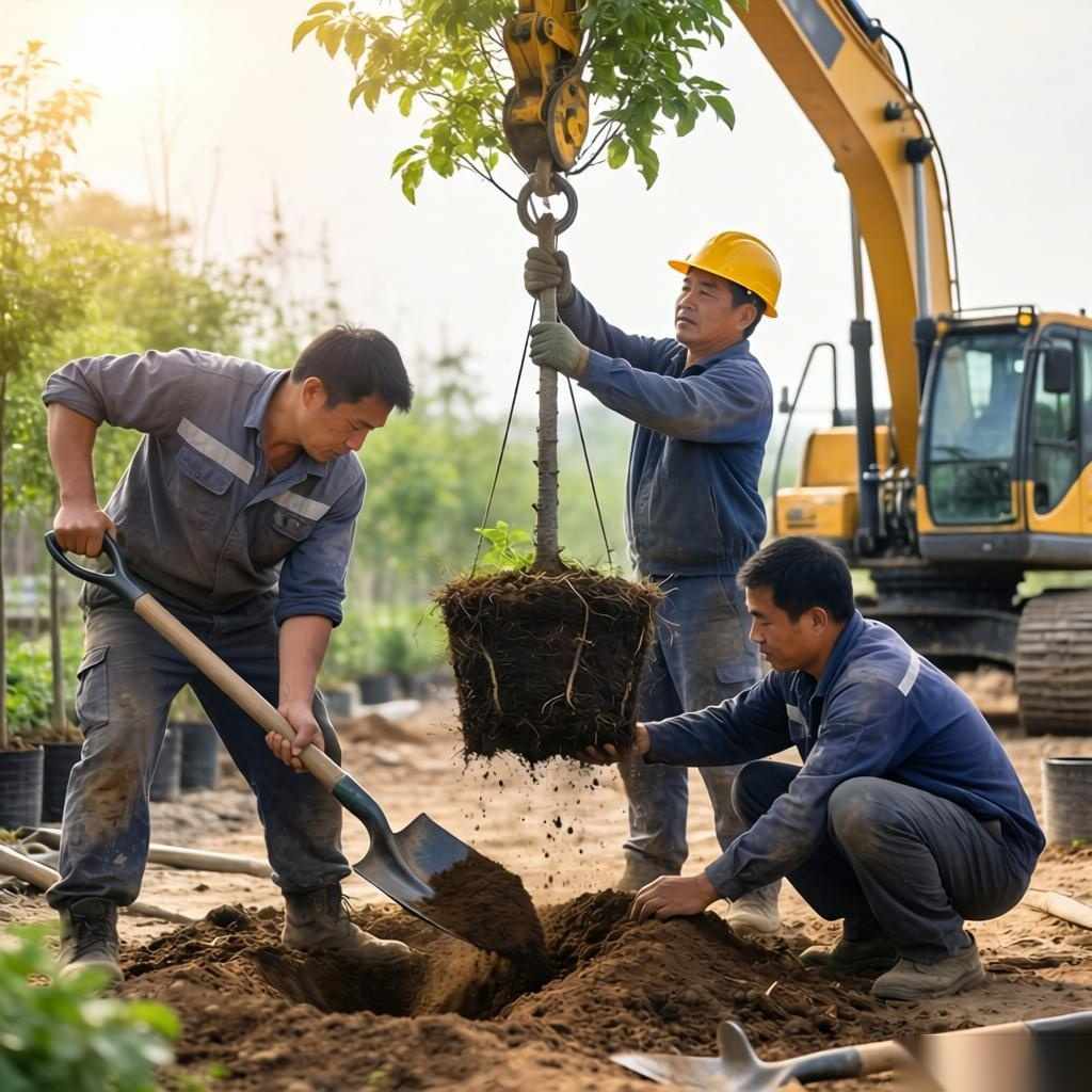 苗木移栽安装调试与精细化使用方法指南｜园林绿化核心技巧(图2)