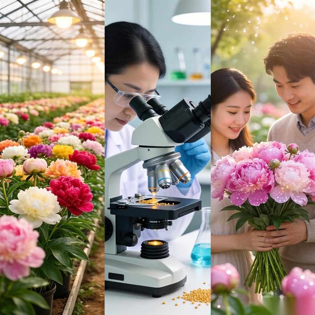 芍药鲜切花展科技赋能品质升级|花卉产业新场景(图3) 芍药鲜切花展科技赋能品质升级|花卉产业新场景(图3)