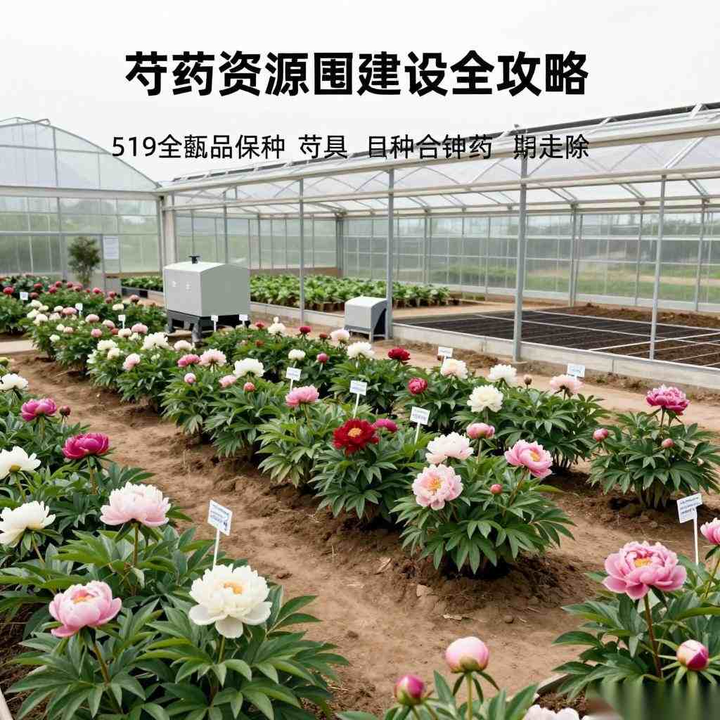 芍药资源圃建设全攻略｜519个品种保护与产业化应用