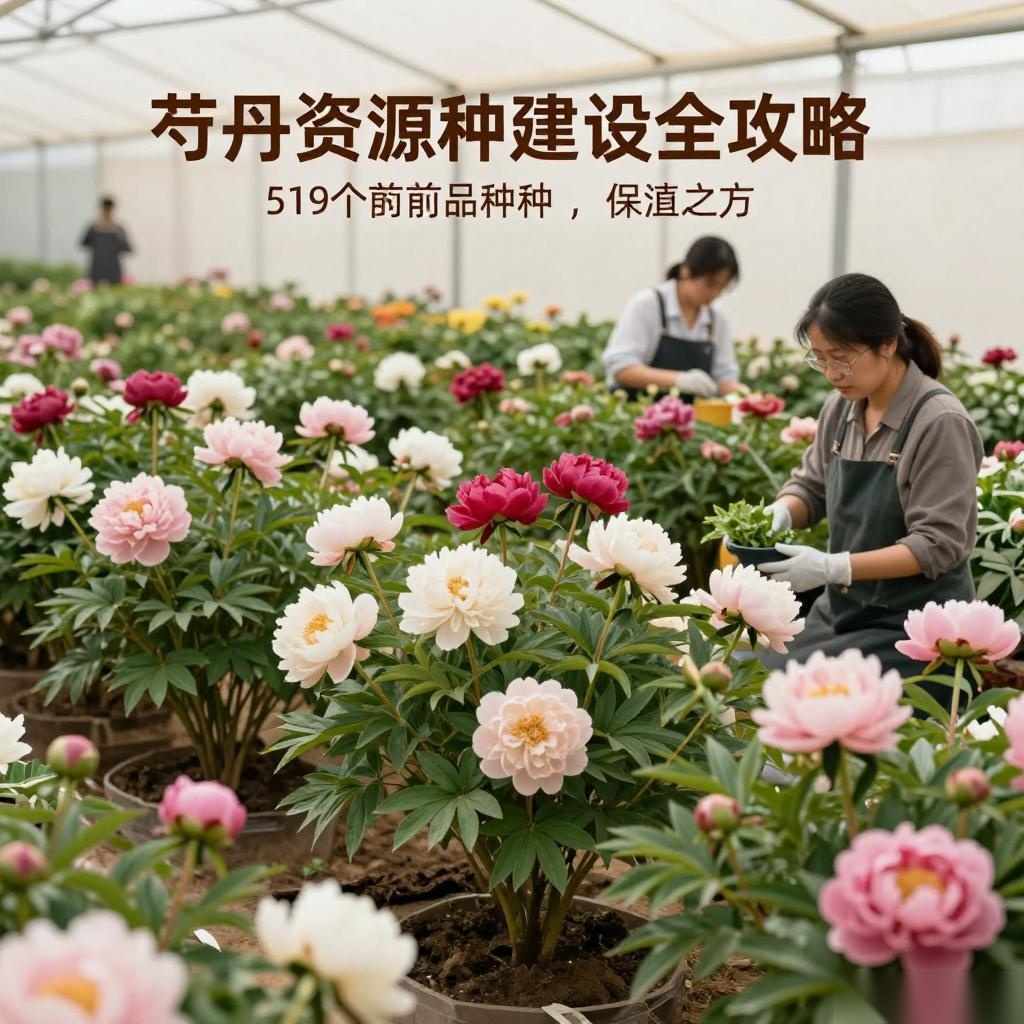芍药资源圃建设全攻略｜519个品种保护与产业化应用(图2)