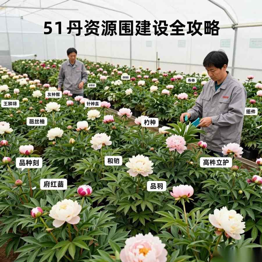 芍药资源圃建设全攻略｜519个品种保护与产业化应用(图3)