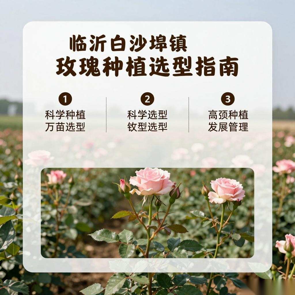 临沂白沙埠镇玫瑰种植选型指南：打造万亩苗木花卉产业的关键因素与实践(图2)