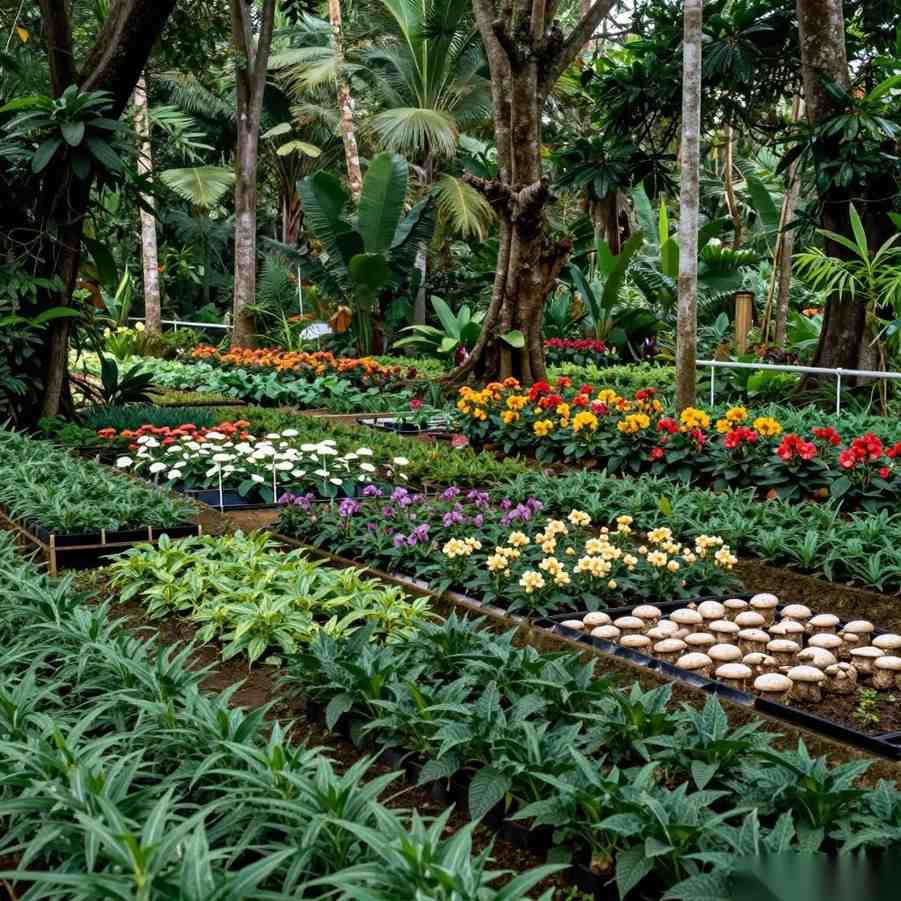 林下经济模式助力陵水花卉苗圃产业发展新趋势