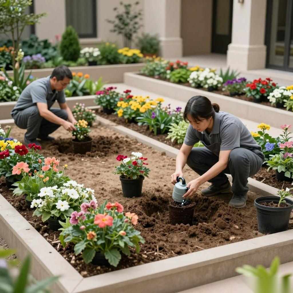 打造四月花境：庭院地栽花卉安装调试与使用方法全攻略(图1)