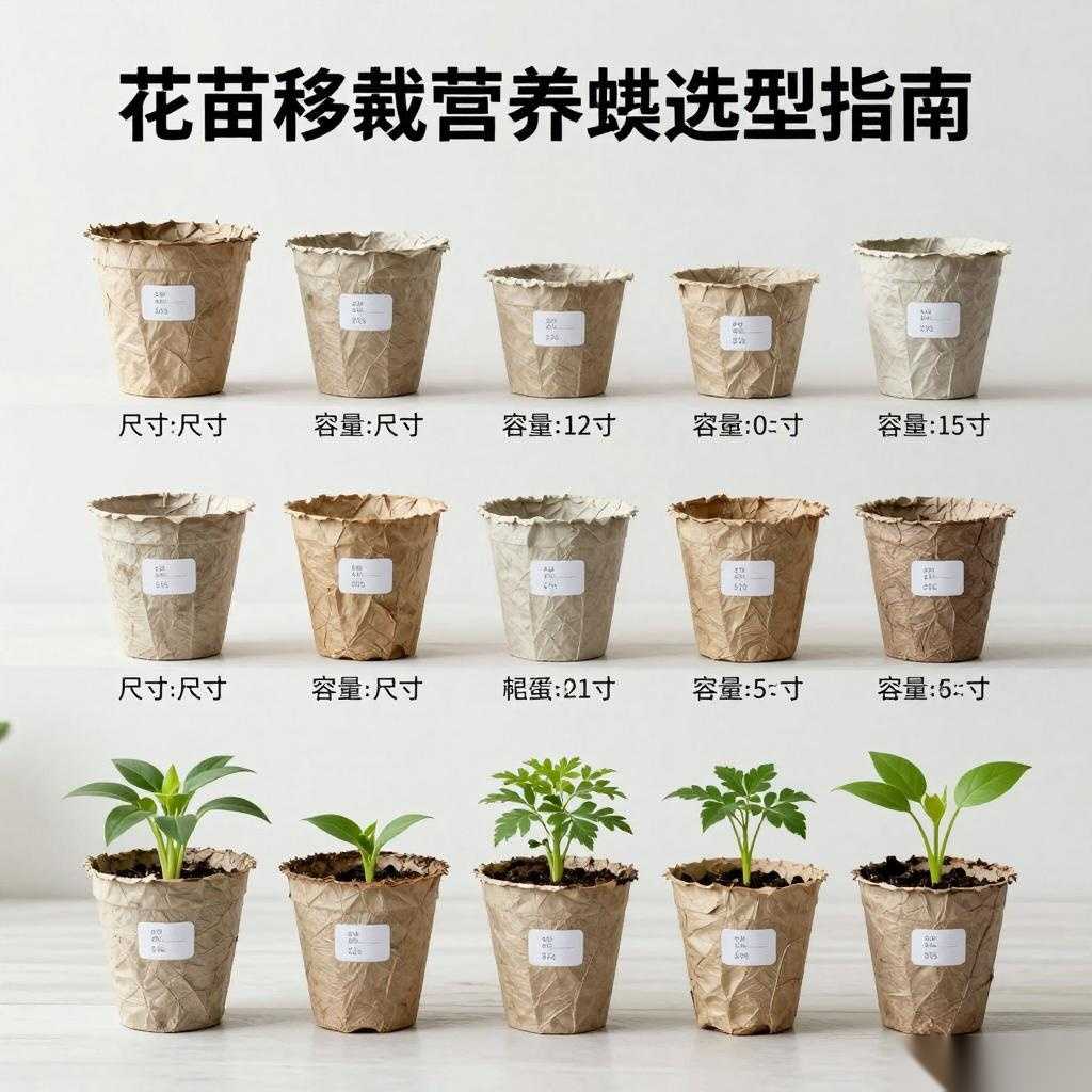花苗移栽营养钵选型指南：参数对比与应用实践全攻略(图1)