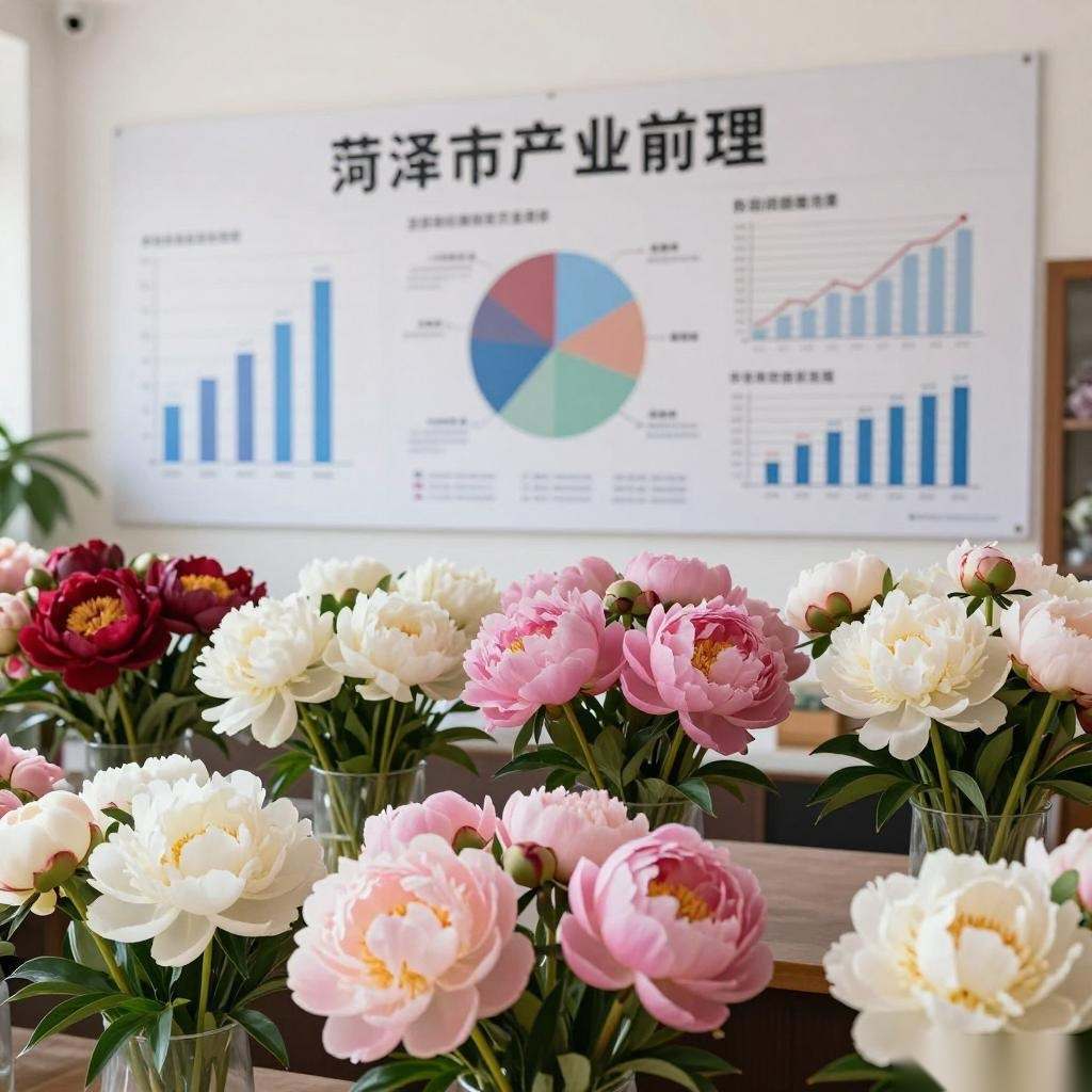 菏泽芍药鲜切花产业发展：应用场景与市场前景分析(图3)