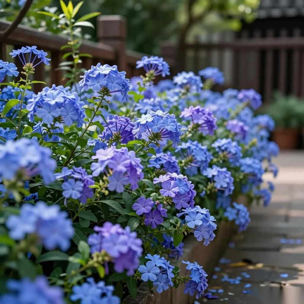 蓝雪花庭院应用全攻略：夏日露养养护技巧与设计灵感