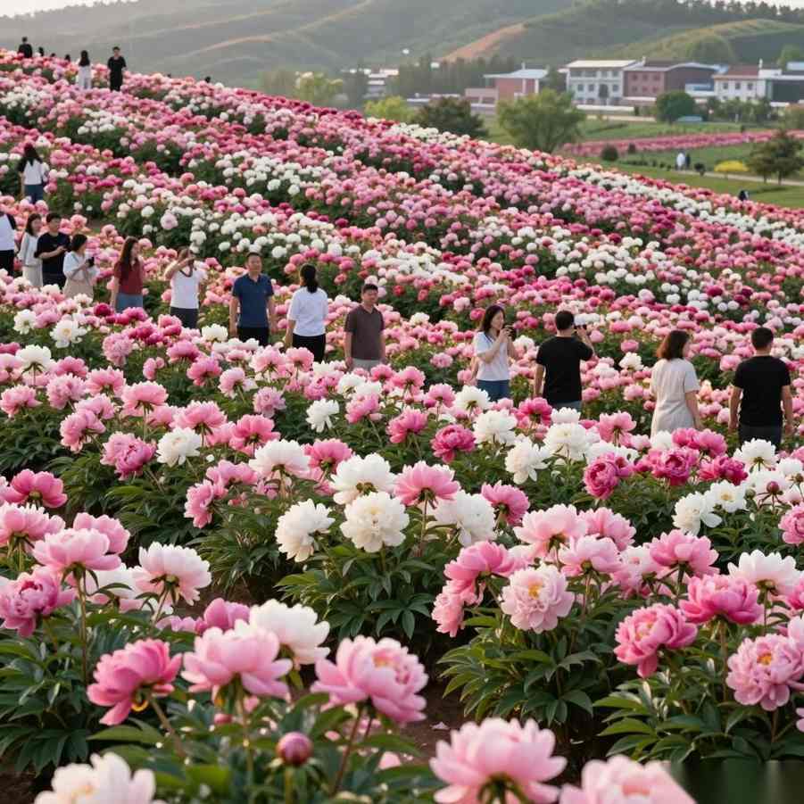 菏泽芍药鲜切花选型指南：品种特点与采购要点