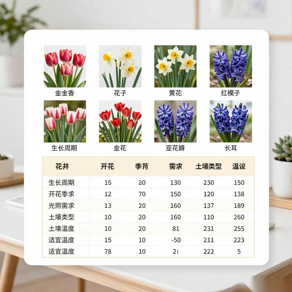 球根花卉选型指南：参数对比与选择建议全攻略