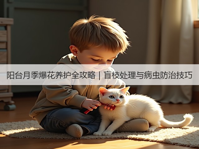 阳台月季爆花养护全攻略|盲枝处理与病虫防治技巧(图1) 阳台月季爆花养护全攻略|盲枝处理与病虫防治技巧(图1)