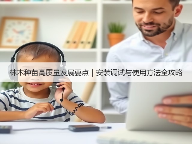 林木种苗高质量发展要点｜安装调试与使用方法全攻略(图1)