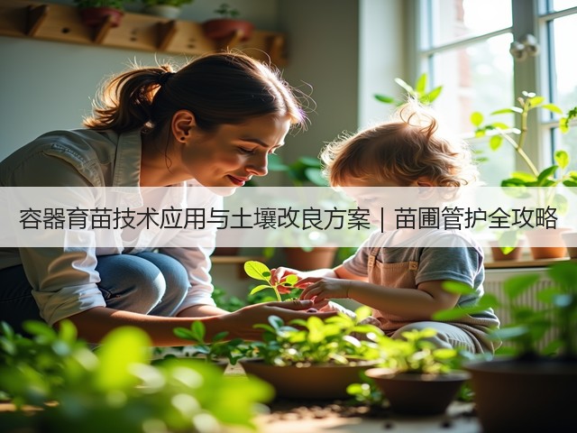 容器育苗技术应用与土壤改良方案|苗圃管护全攻略(图1) 容器育苗技术应用与土壤改良方案|苗圃管护全攻略(图1)