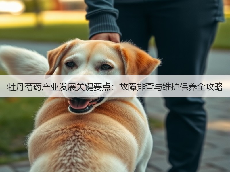 牡丹芍药产业发展关键要点：故障排查与维护保养全攻略