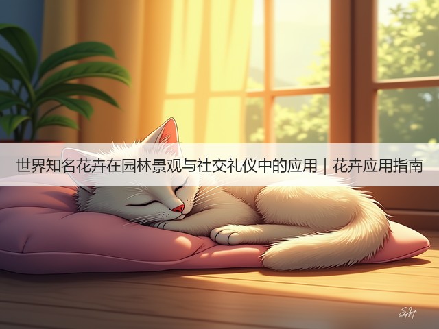 世界知名花卉在园林景观与社交礼仪中的应用｜花卉应用指南(图1)
