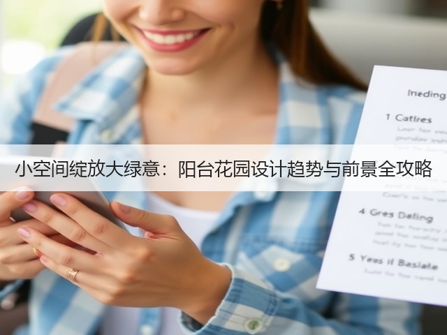 小空间绽放大绿意：阳台花园设计趋势与前景全攻略(图2)