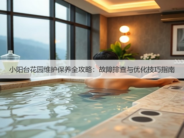 小阳台花园维护保养全攻略：故障排查与优化技巧指南(图3)