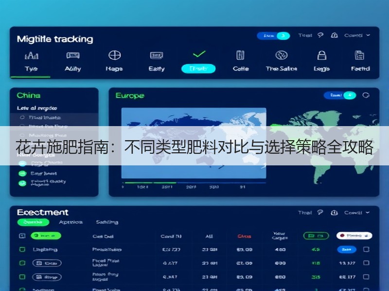 花卉施肥指南：不同类型肥料对比与选择策略全攻略