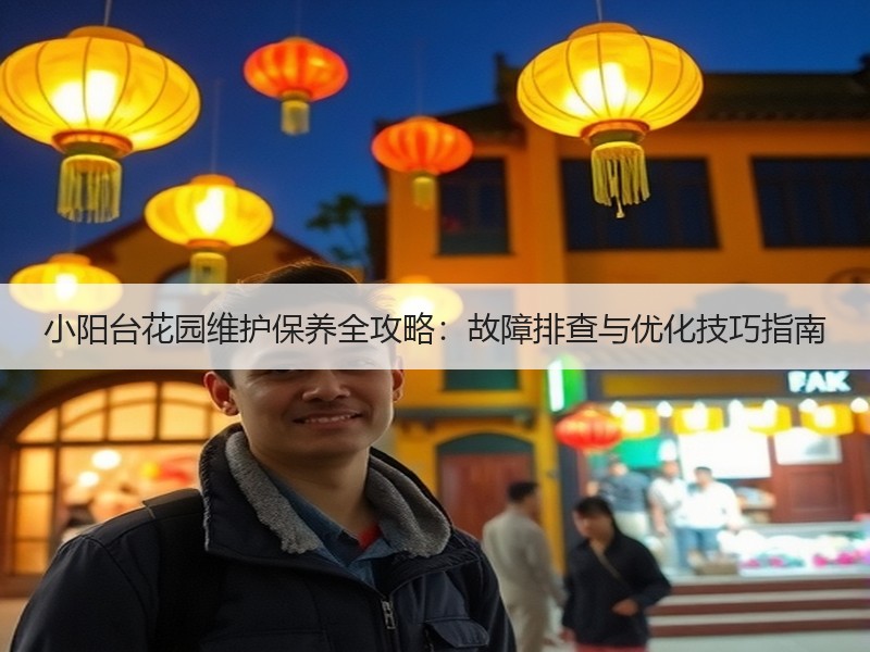 小阳台花园维护保养全攻略：故障排查与优化技巧指南
