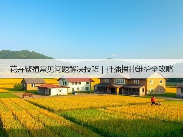 花卉繁殖常见问题解决技巧｜扦插播种维护全攻略(图1)