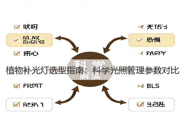 植物补光灯选型指南:科学光照管理参数对比(图2) 植物补光灯选型指南:科学光照管理参数对比(图2)