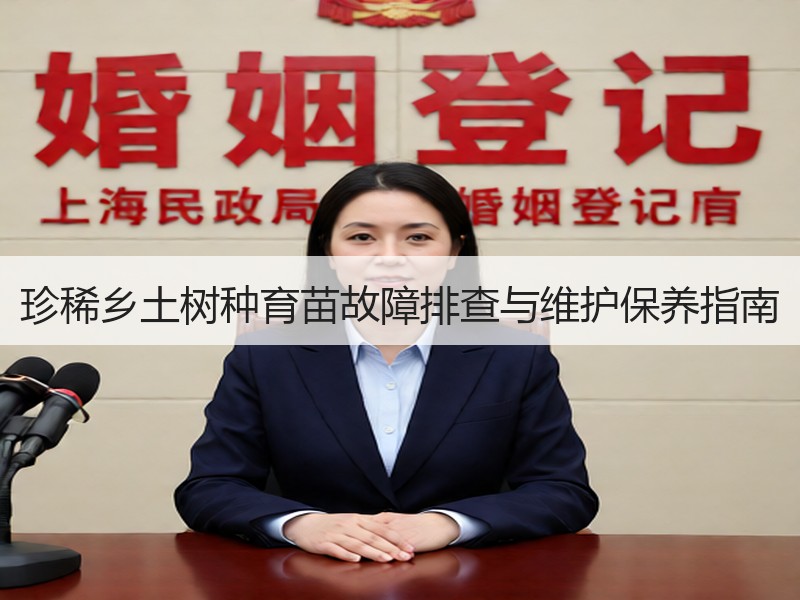 珍稀乡土树种育苗故障排查与维护保养指南