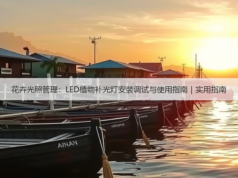 花卉光照管理：LED植物补光灯安装调试与使用指南｜实用指南