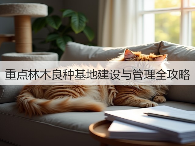 重点林木良种基地建设与管理全攻略(图1) 重点林木良种基地建设与管理全攻略(图1)