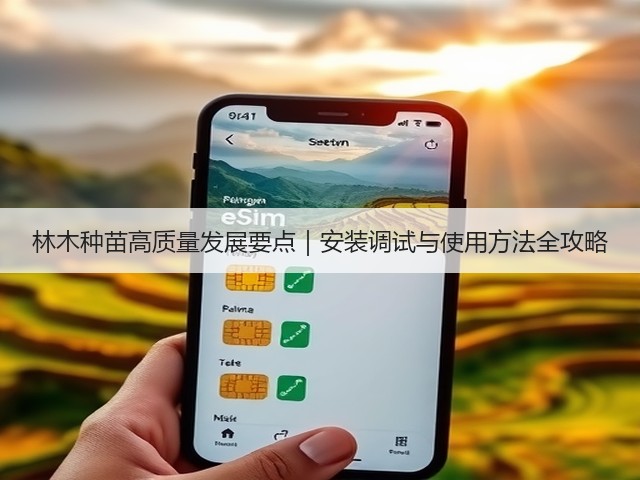 林木种苗高质量发展要点｜安装调试与使用方法全攻略(图3)